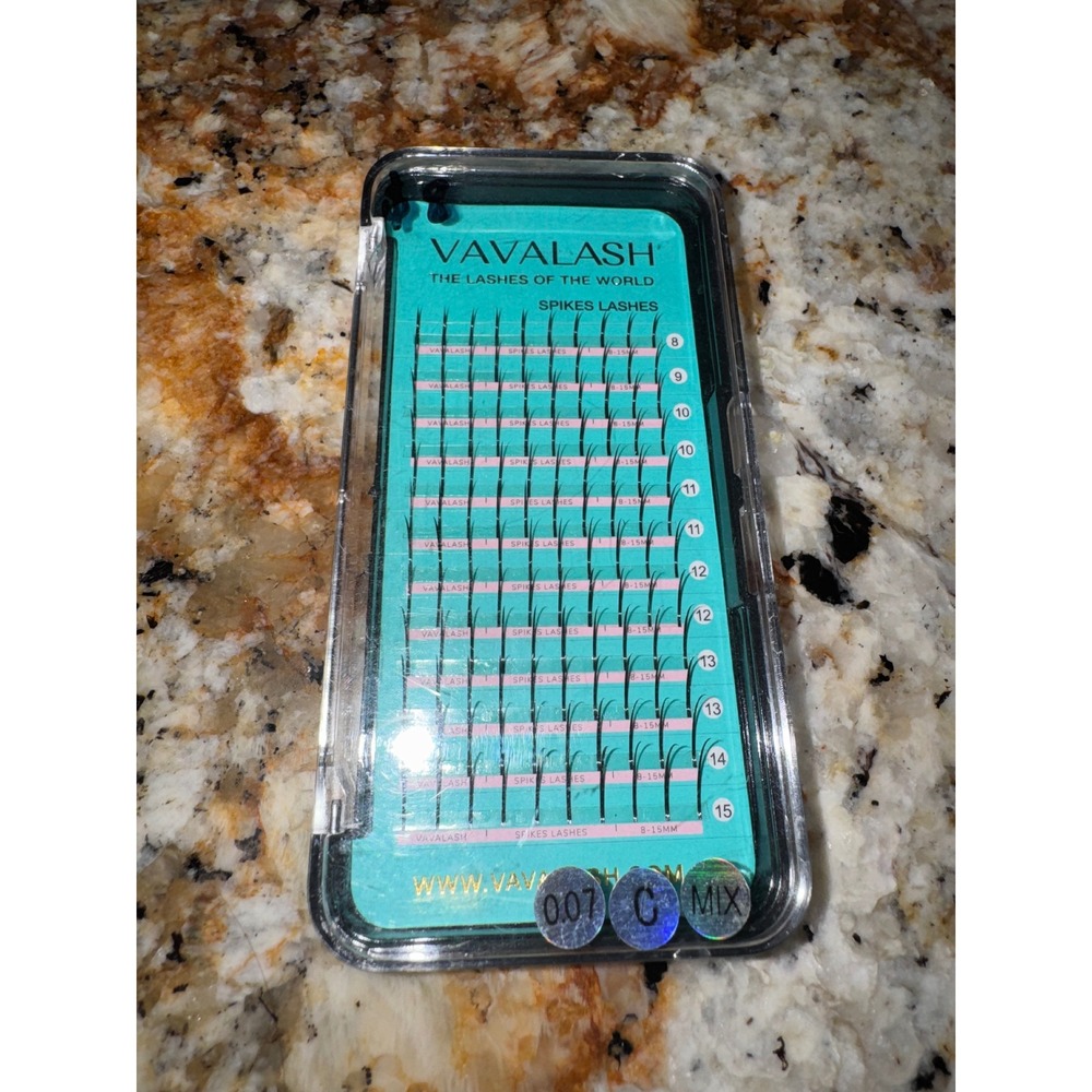 VAVALASH Spikes Lashes Eyelash Extensions C Curl 0.07 Mix 8-15mm Tray